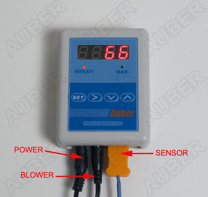Temperature Controller for Charcoal Smoker w/o blower