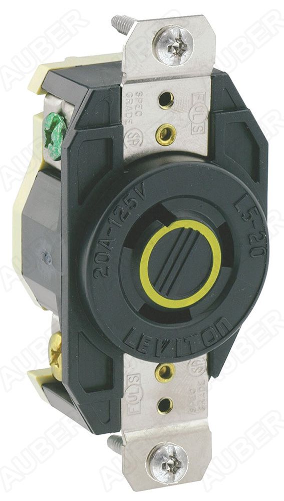 Leviton 125V 20A NEMA L5-20R Socket For Heater (Out of Stock)