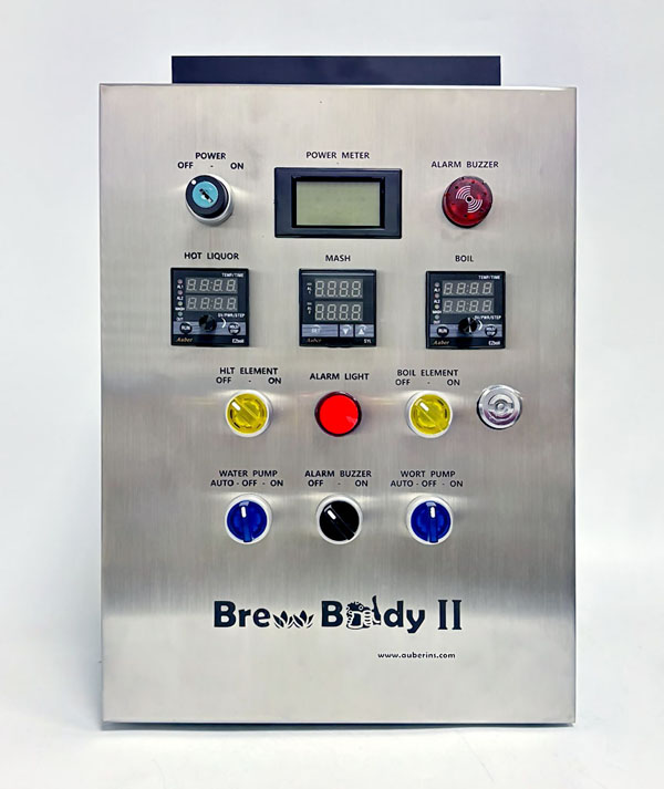 SS Brew Buddy II EZboil Control Panel for HERMS, 240V 50A 12kW