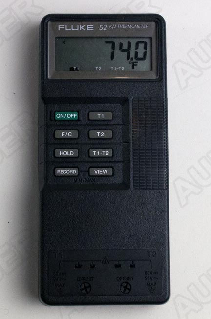 Refurbished Fluke 52 K/J thermometer, Pyrometer