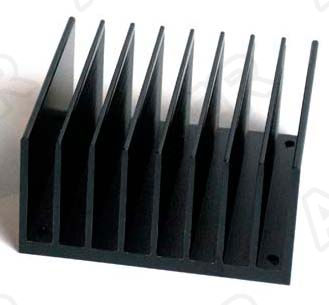External-Mount Heat Sink for 40A SSR (Square) - Click Image to Close