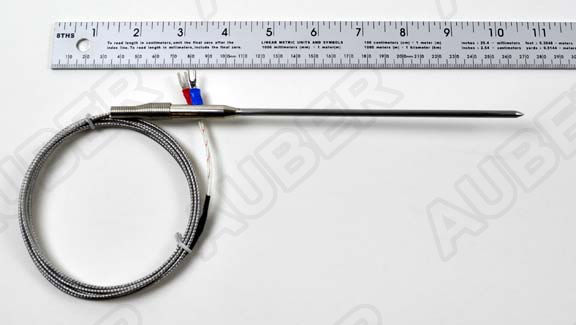 (image for) K Type Thermocouple w/ 6" (150 mm) Pointed Probe