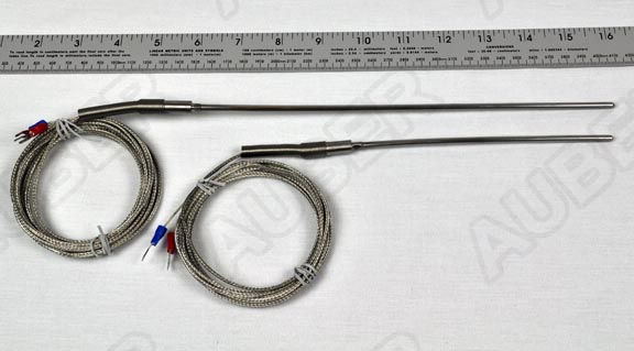 Large Display High Temperature k-Type Thermocouple Thermometer with 3  Stainless Steel Insertion Probe