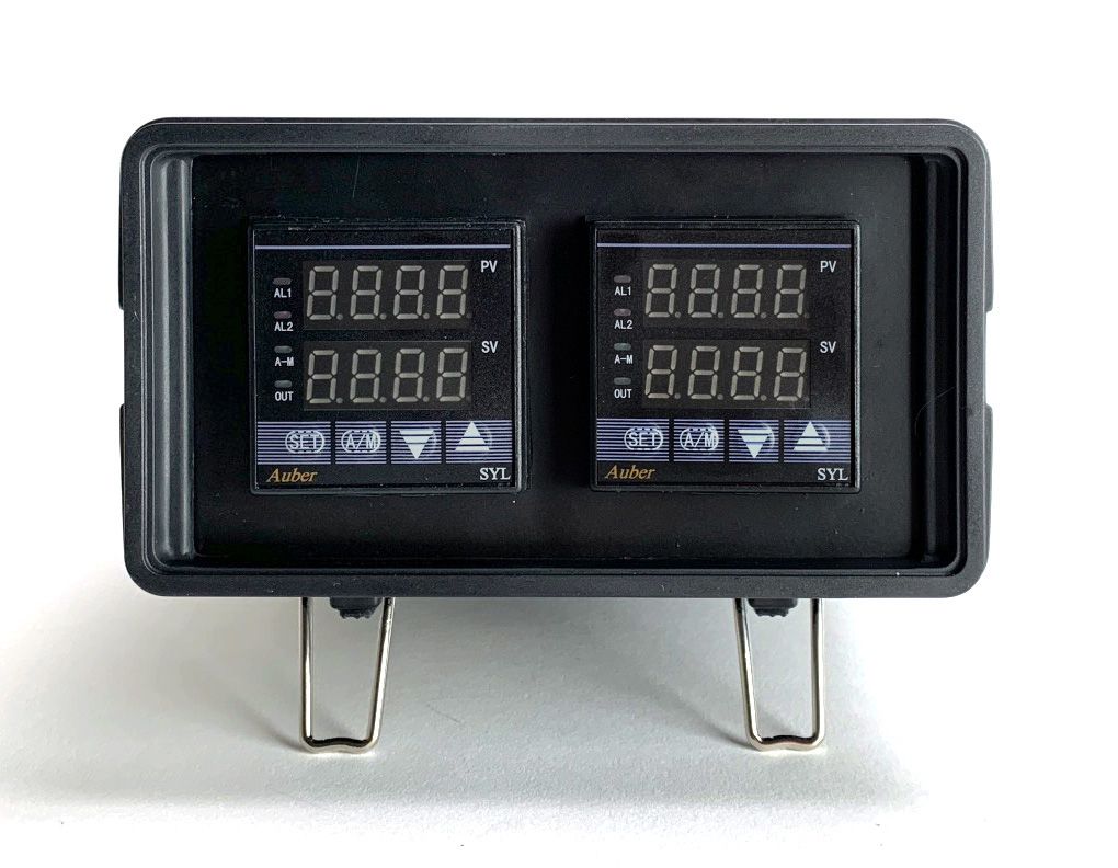 Dual-channel PID Temperature Controller, Ramp & Soak, Up to 20A - Click Image to Close