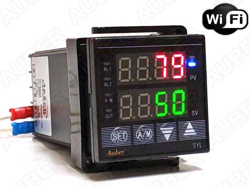 Wi-Fi 1/16 DIN PID Temperature Controller with Ramp/Soak - Click Image to Close