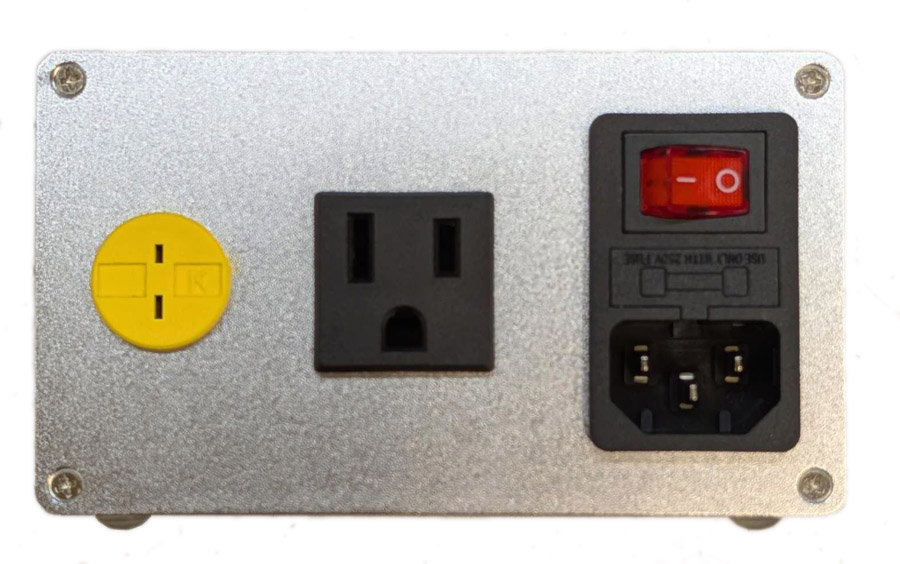 WiFi thermometer box with a 120V outlet