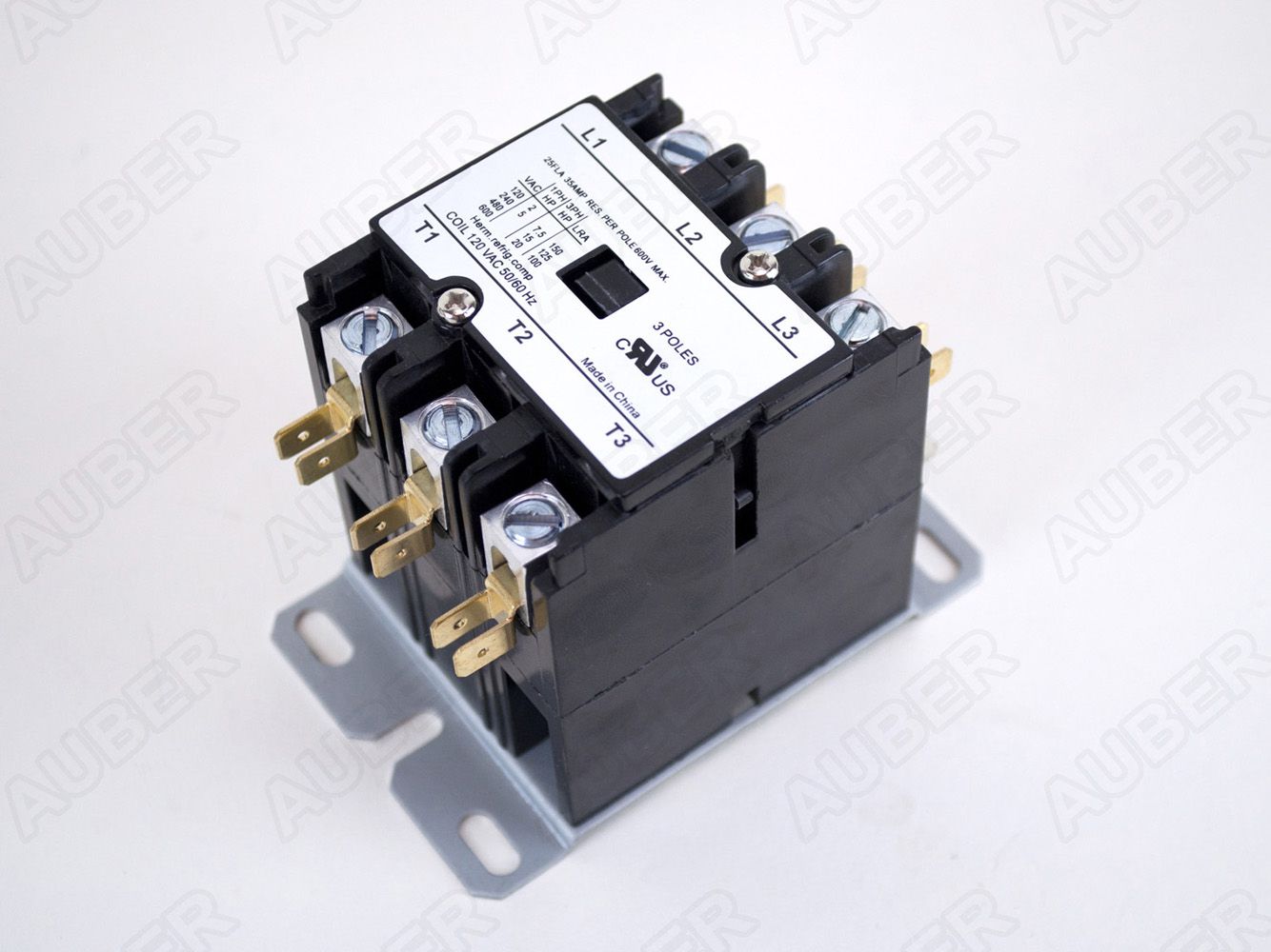 Contactor, 3 pole, 30/40 A, 120V Coil - Click Image to Close