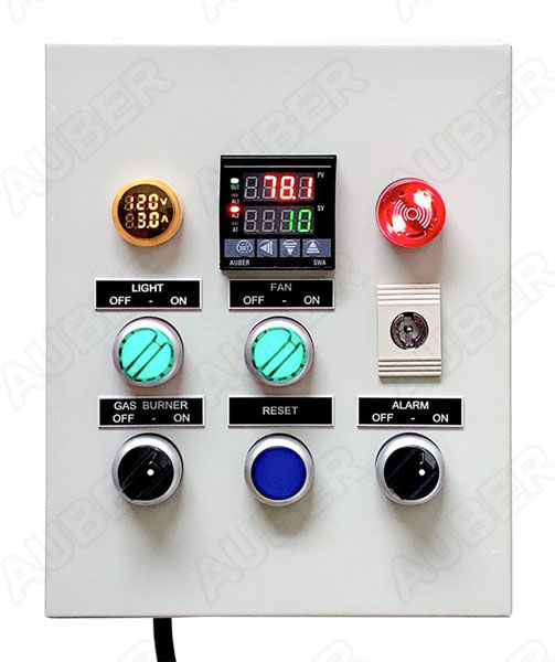 Control Panel for Gas Oven ft. light & fan (120V Gas Burner) - Click Image to Close