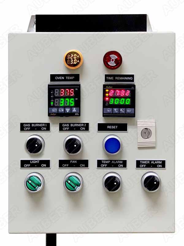 (image for) Control Panel for Gas Oven ft. Light & Fan, w/ a Separate Timer (120V Dual Gas Burners)