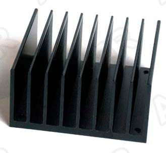 Aluminum Heat Sink 125mm X 70mm X 50mm For SSR - US Stock