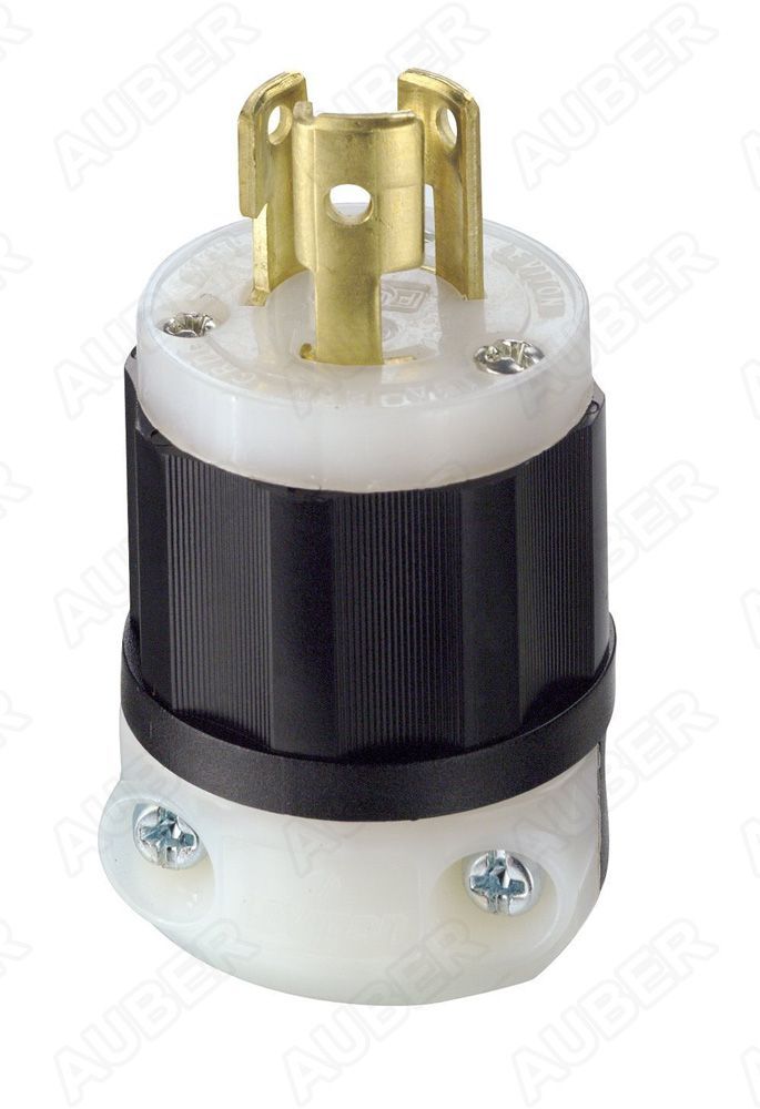 Leviton 120V 15A NEMA L5-15P Twist Lock Power Cord Plug - Click Image to Close