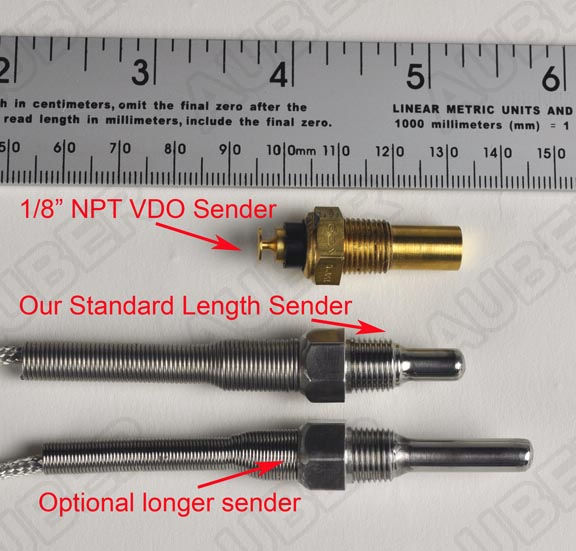 Sensor length comparision