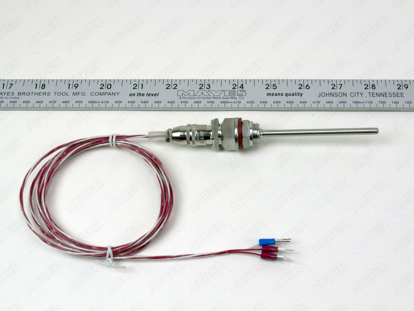 Liquid Tight RTD Sensor, 4 in, Weldless Fitting, M16 - Click Image to Close