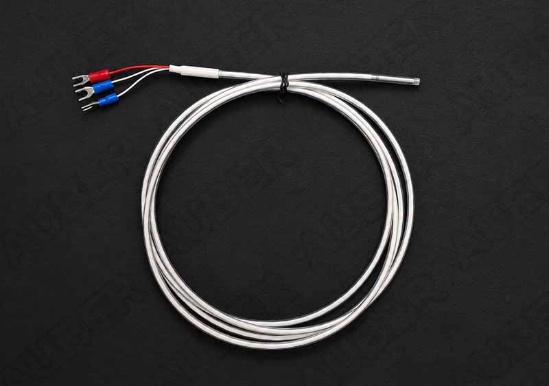 Fluoropolymer Jacket Protected PT1000 Probe for Corrosive Solutions (image for) Fluoropolymer Jacket Protected PT1000 Probe for Corrosive Solutions