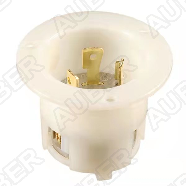 250V 30A NEMA L6-30P Flanged Inlet Locking Receptacle