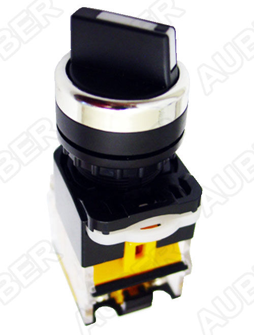 Selector Momentary Switch, Left to Center, 2 NO, 22 mm - Click Image to Close