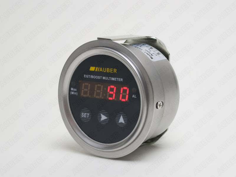 Digital Auto Gauge (Round) with Pressure Sensor