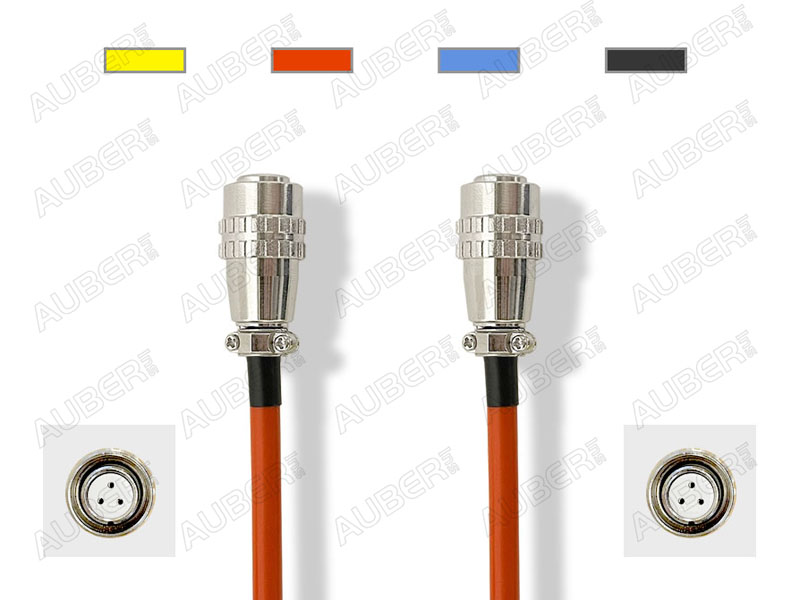 Silicone Braided Cable for PT100-L Series Probe, 12 ft - Click Image to Close