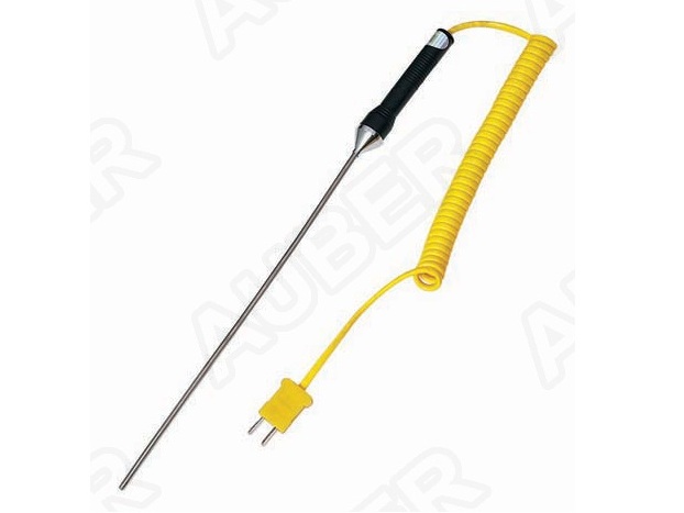 Surface Temperature Probe, Type K Thermocouple, For Liquid/Air - Click Image to Close