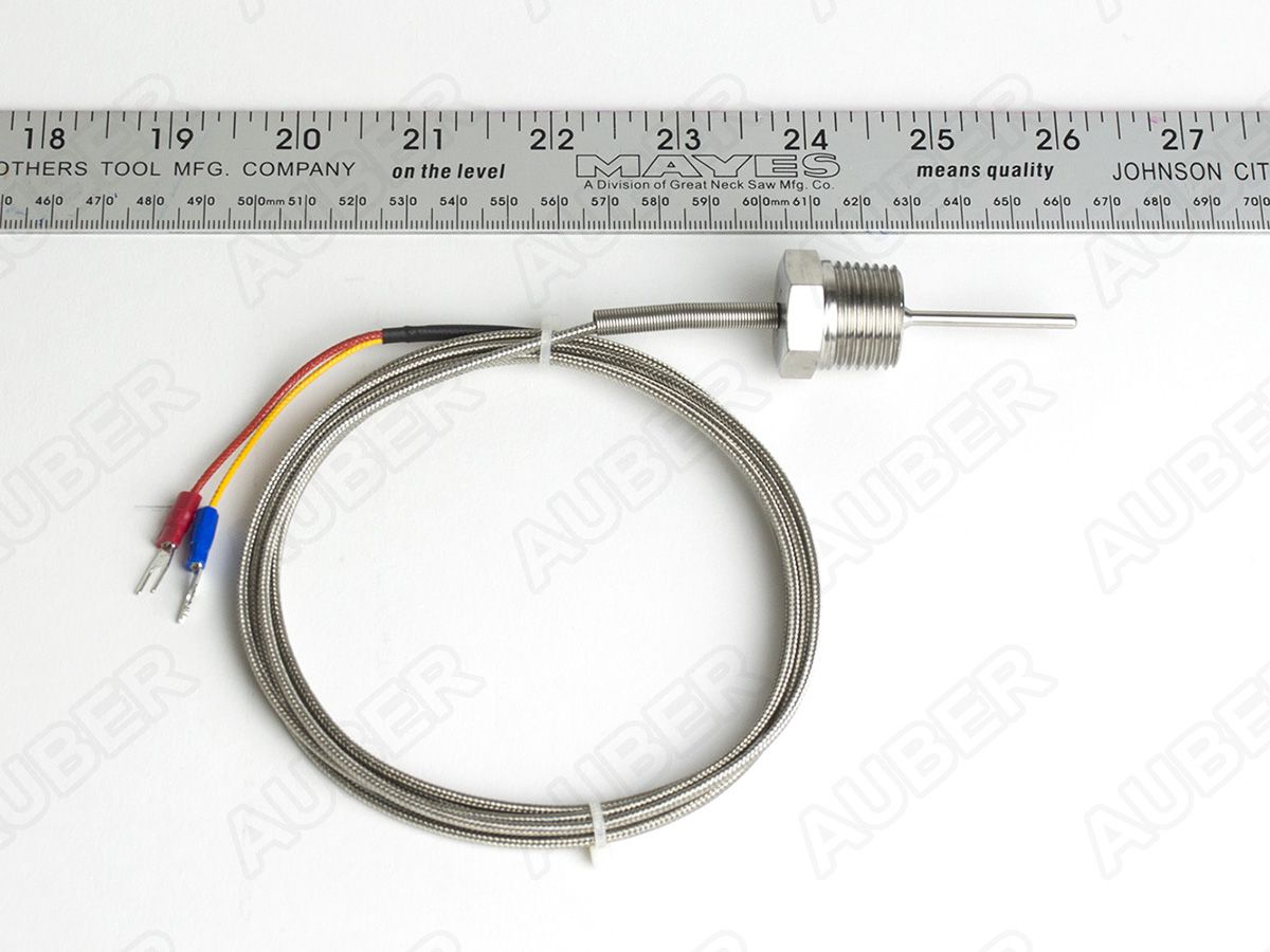 K Type Thermocouple Temperature Sensors with 1/2”NPT & Detachable Connector 