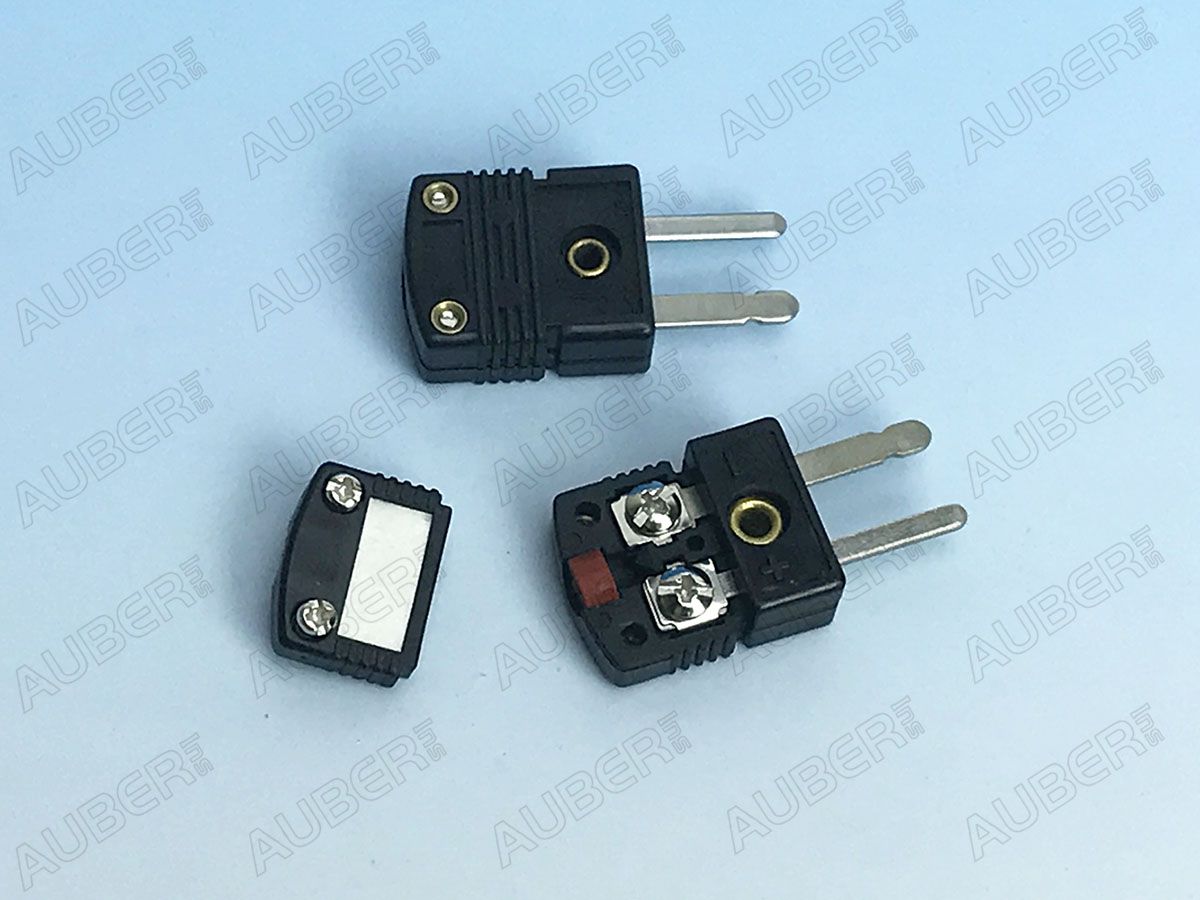 J Type Thermocouple Mini Connector, Male, Economical