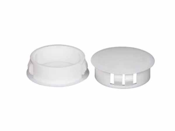 (image for) Panel Cap for 21 mm round hole, white