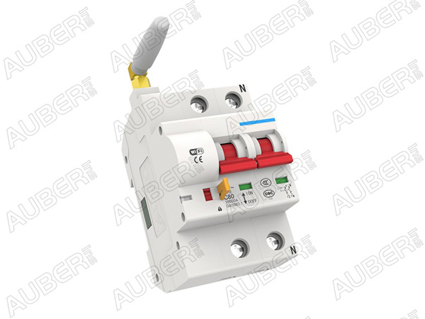 DIN Rail Mounted Miniature Circuit Breaker w/ WIFI Control, 240V - Click Image to Close