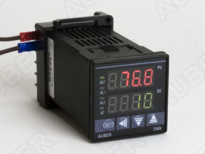 1/16 DIN PID Temperature Controller w/ Built-in Timer (For SSR