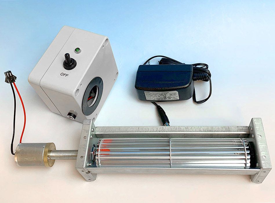 Circulation Fan Kit for Electric Smokers - Click Image to Close