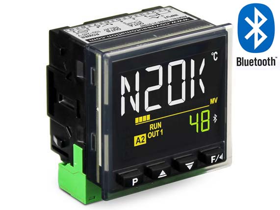 Bluetooth LCD PID Temp Controller with Timer, Ramp Soak 12~24VDC - Click Image to Close