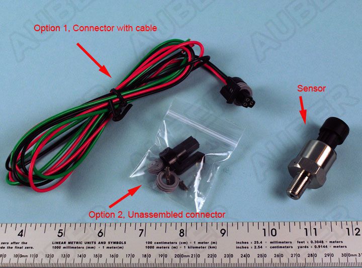 5 BAR (75 PSI) Gauge Pressure Sensor, 1/8NPT - Click Image to Close